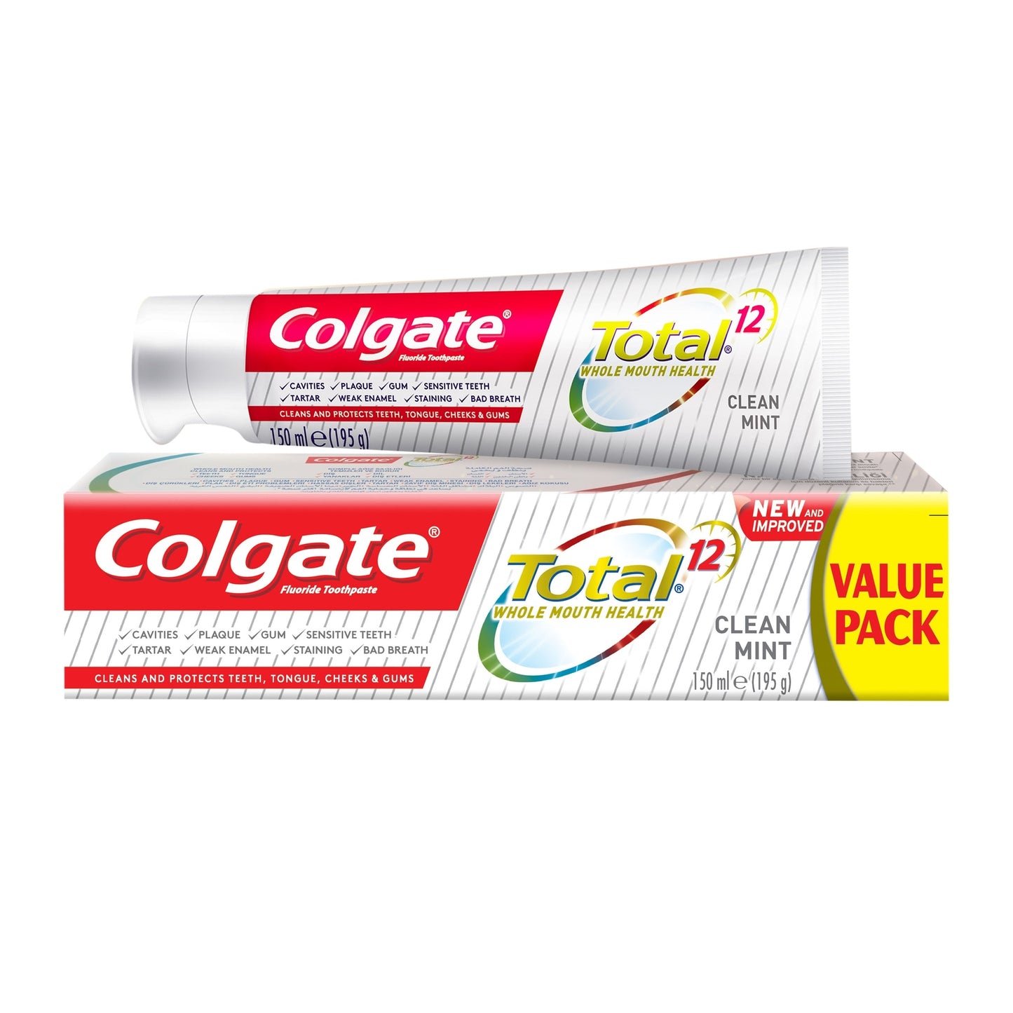 Colgate Total 12 Whole Mouth Health Toothpaste - Clean Mint - Medaid