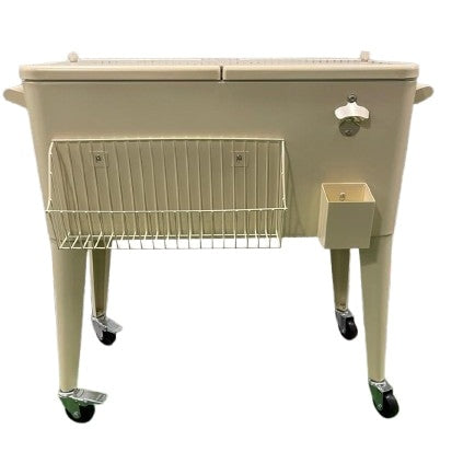 Party Cooler with Basket (Cream) - Medaid International