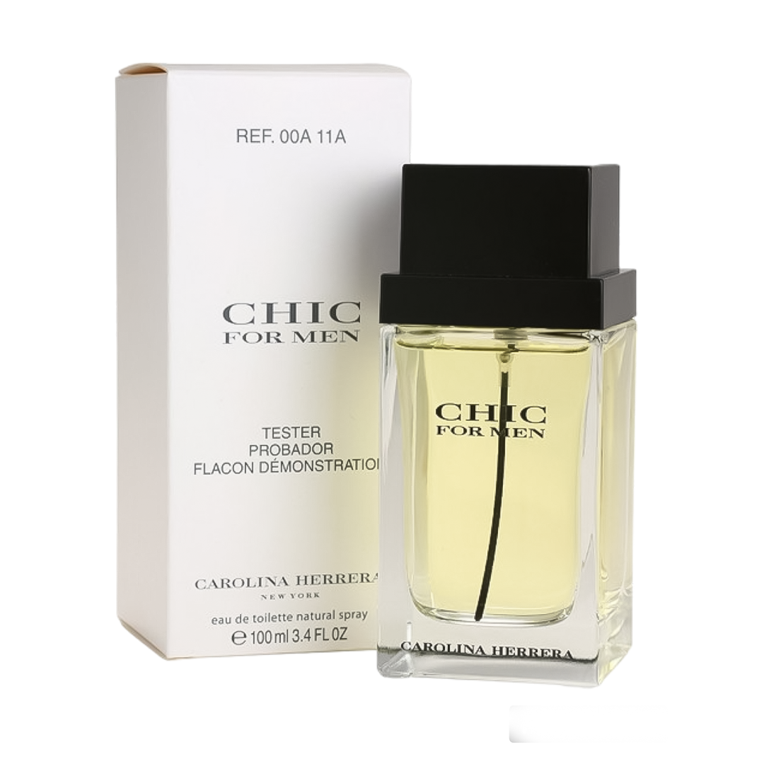 Buy TESTER Carolina Herrera Chic Eau De Toilette Pour Homme 100ml Medaid Official Store