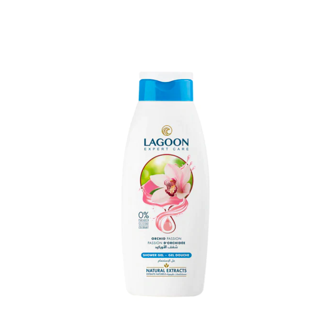 Lagoon Shower Gel With Natural Extracts - Orchid Passion - Medaid