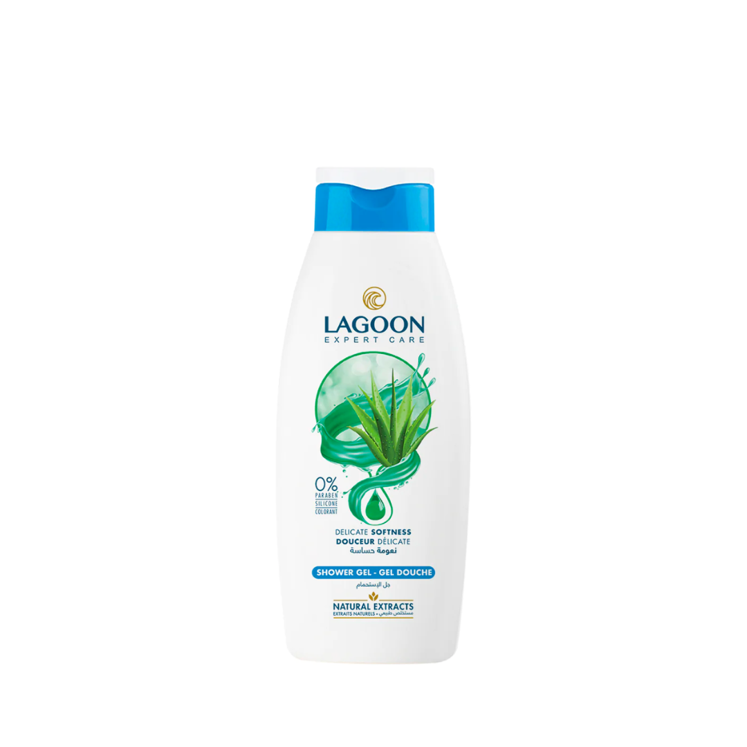 Lagoon Shower Gel With Natural Extracts - Delicate Softness - Medaid