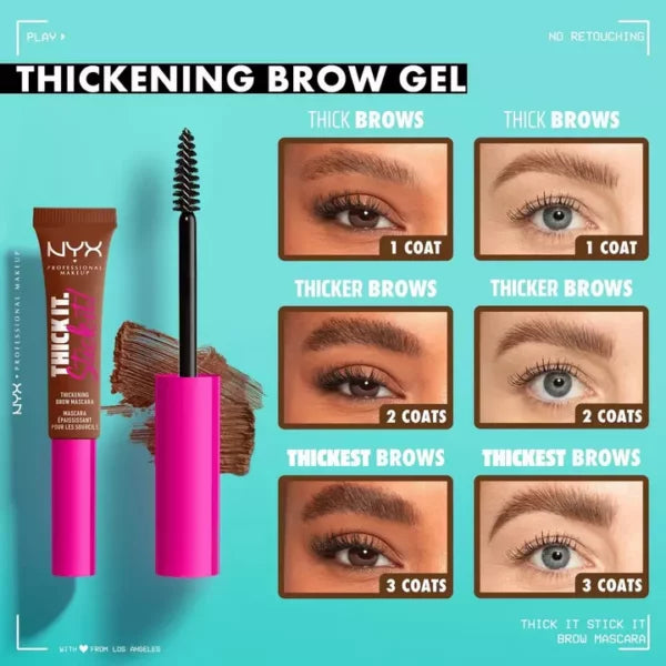 NYX Thick It. Stick It! Brow Mascara - Medaid
