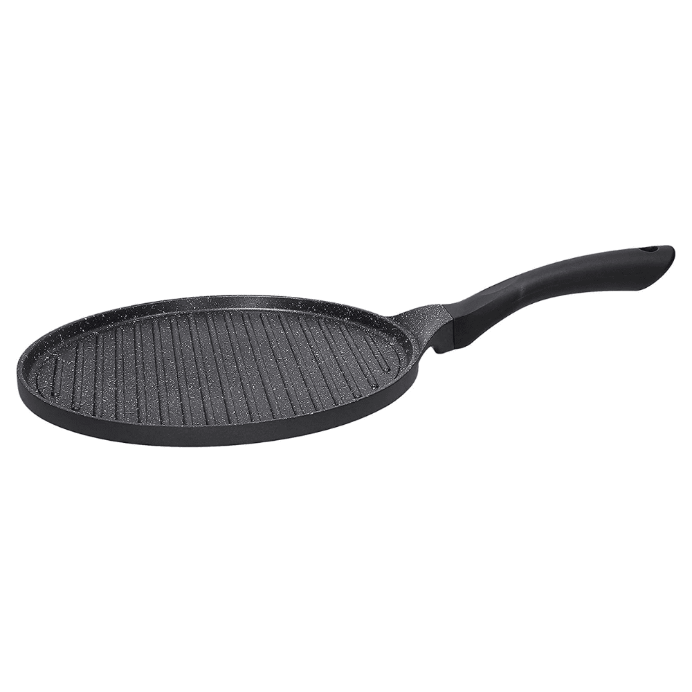 Premium Black Frying Pan with Multi-Function Grill 26 cm - Medaid International
