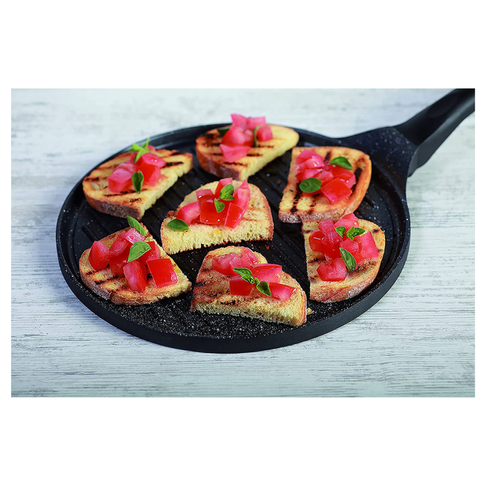 Premium Black Frying Pan with Multi-Function Grill 26 cm - Medaid International