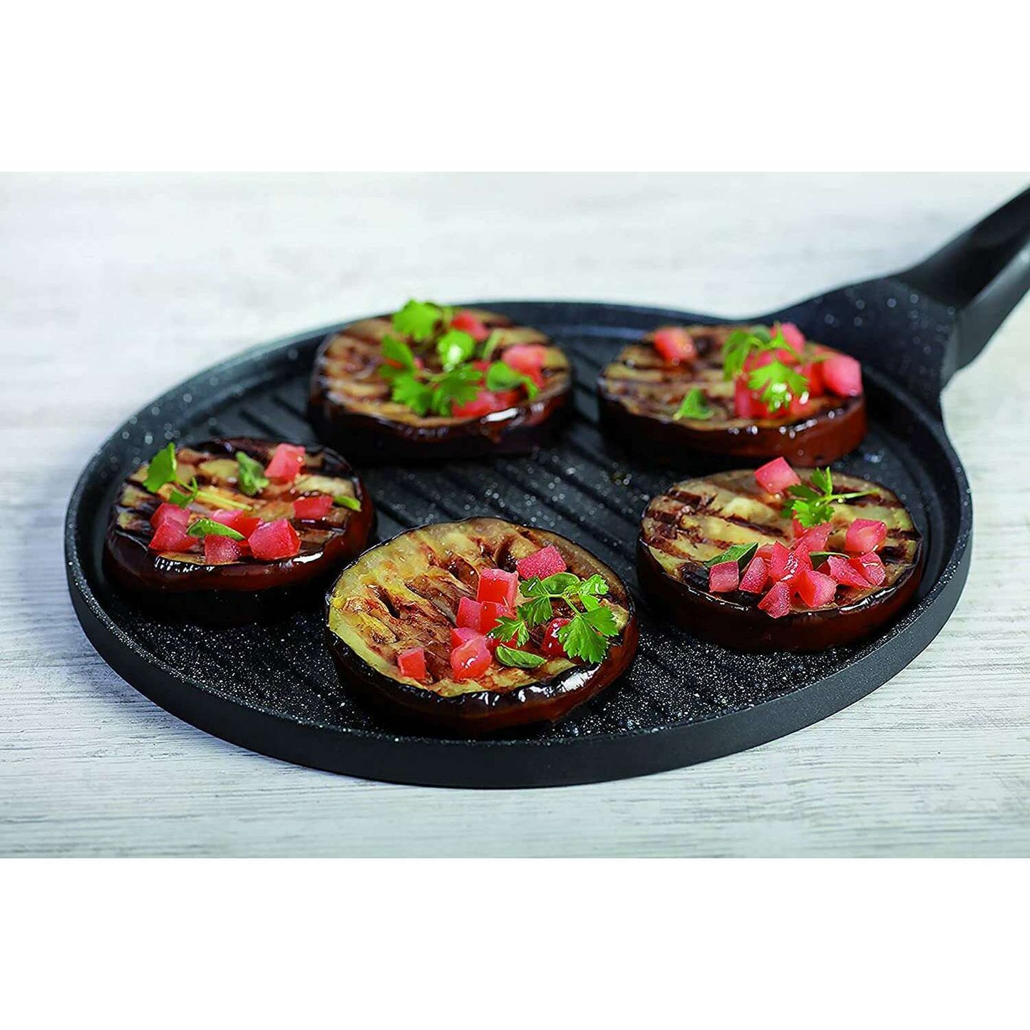 Premium Black Frying Pan with Multi-Function Grill 26 cm - Medaid International