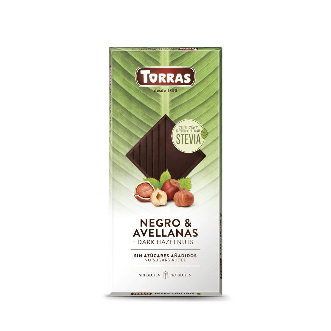 Sugar Free Dark Chocolate & Hazelnuts With Stevia - Medaid International