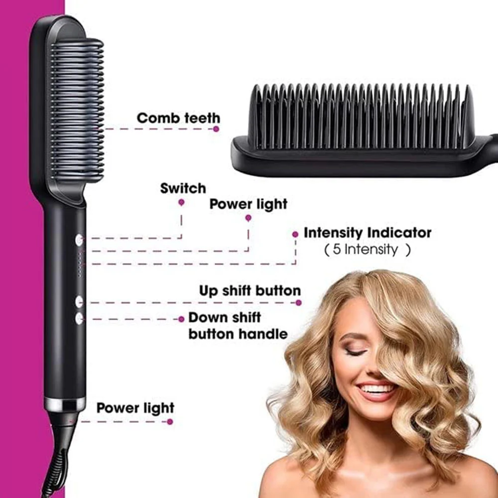 Hair Straightener comb for women & men - Medaid International