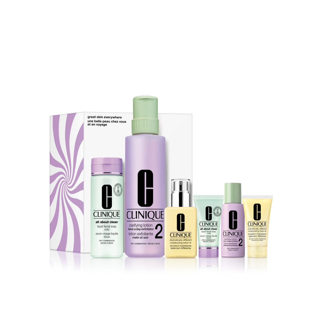 Clinique Great Skin Everywhere Set - Skin Type 1,2 16% Off! - Medaid International