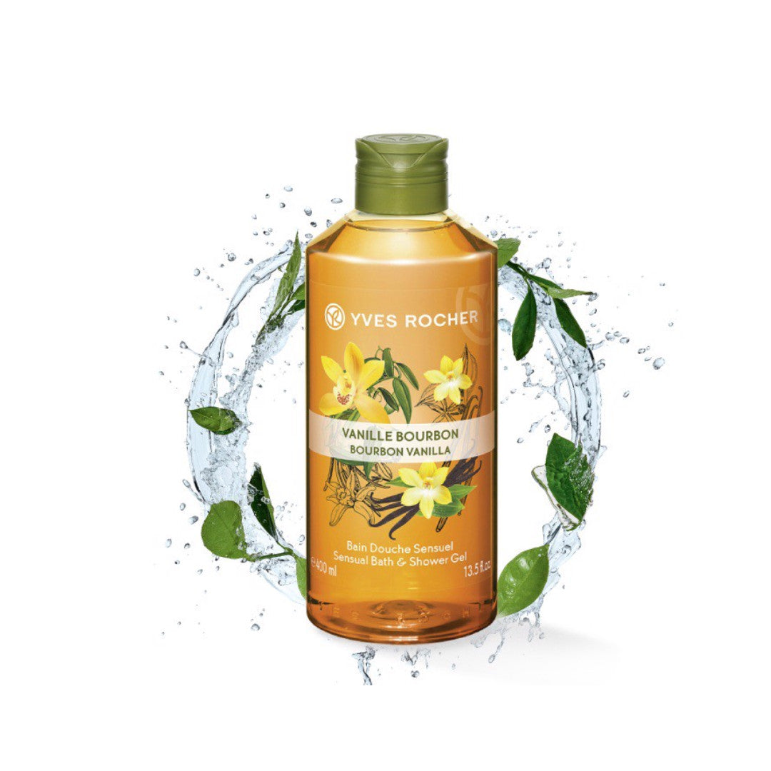 Yves Rocher Sensual Bourbon Vanilla Bath Shower Gel - Medaid International