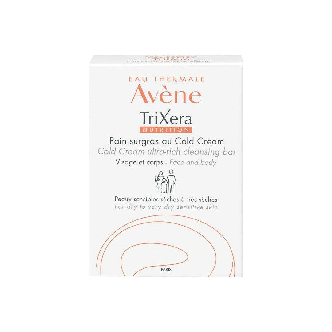 Avene Trixera Cold Cream Ultra Rich Cleansing Bar - Medaid