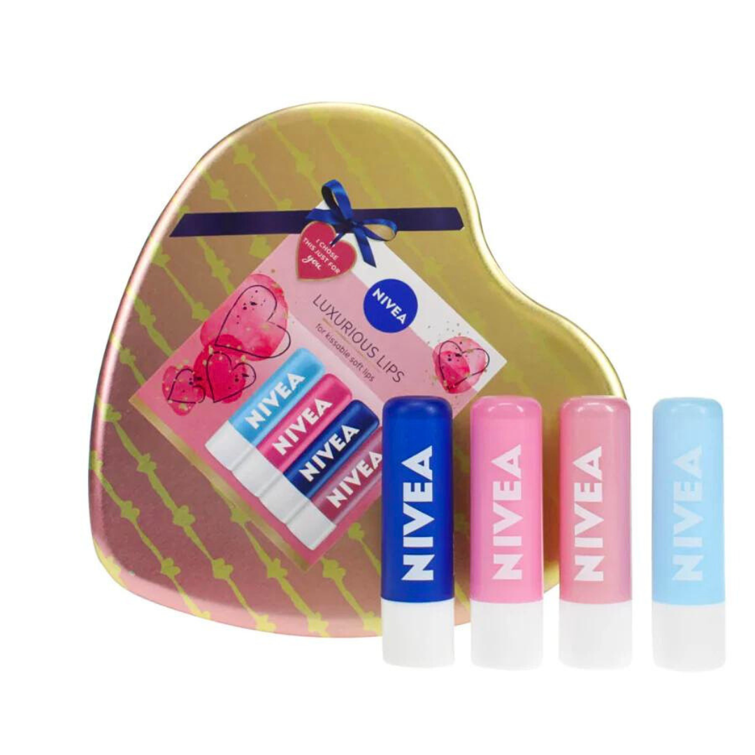 NIVEA LUXURIOUS LIP BALM SET - Medaid International