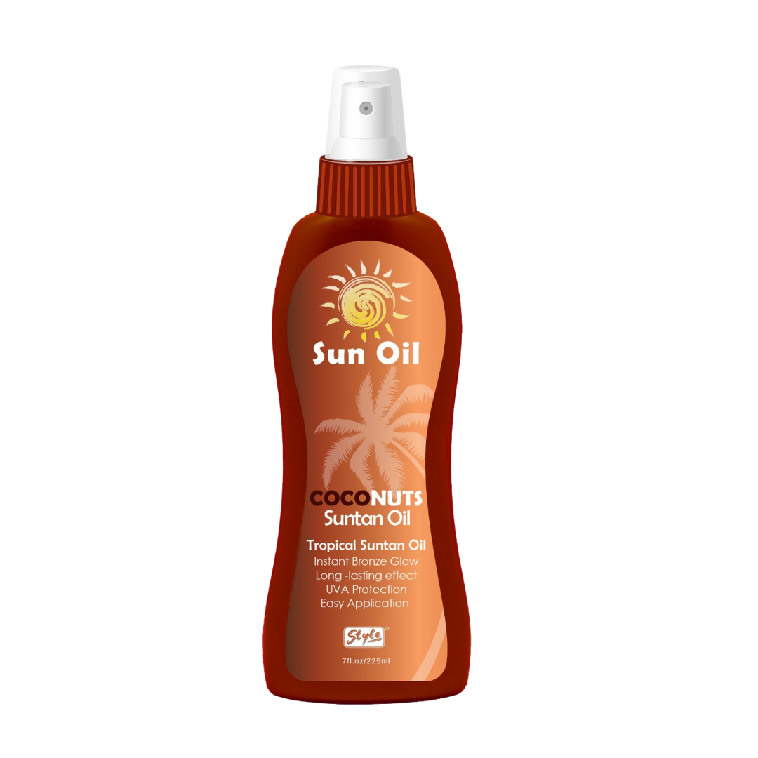 STYLE Sun Tanning Oil Coconuts 225ML - Medaid International
