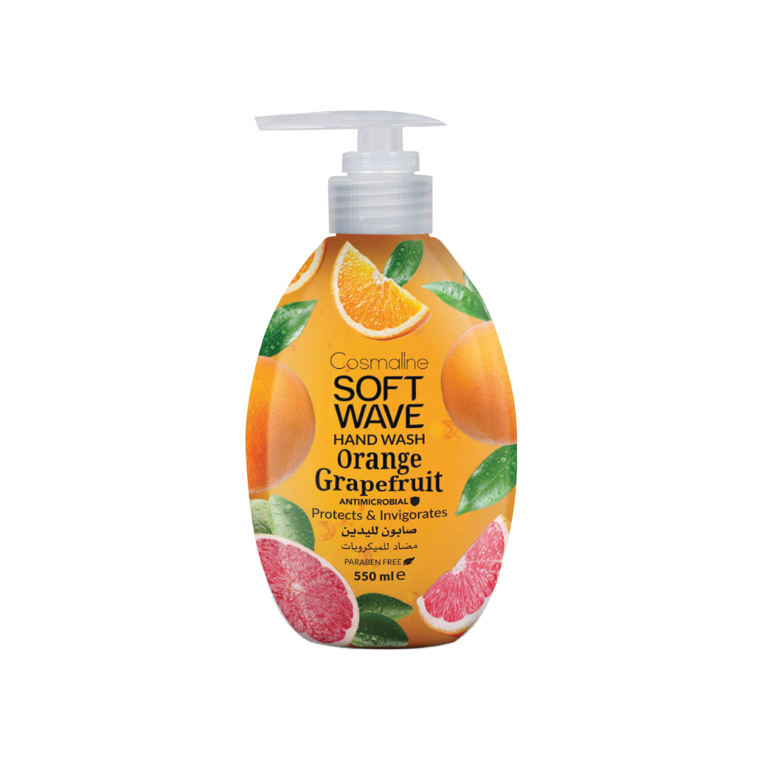 Cosmaline Soft Wave Liquid Soap Orange Grapefruit 550ml - Medaid International