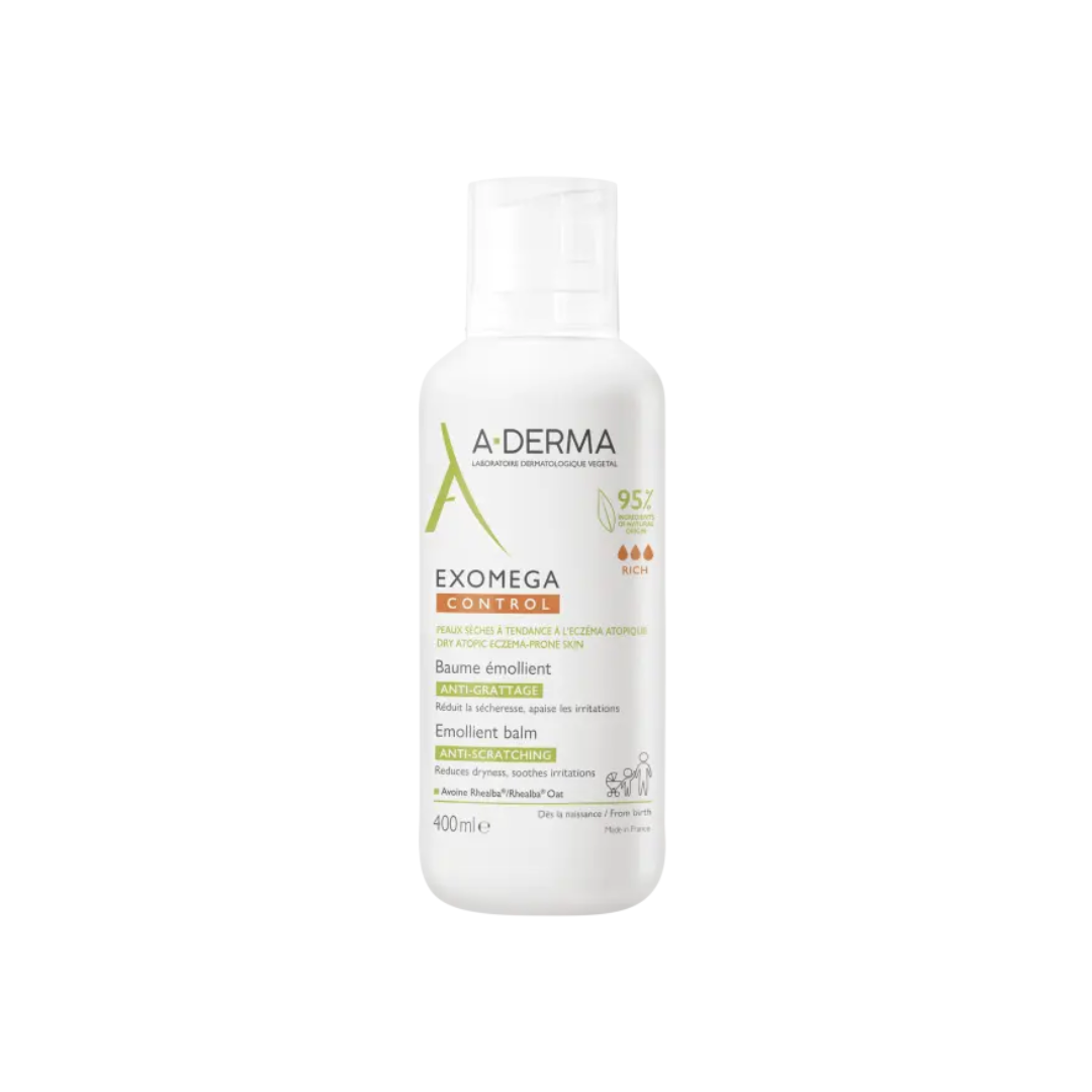 A-Derma Exomega Control Emollient Balm For Eczema Prone Skin 400ml - Medaid