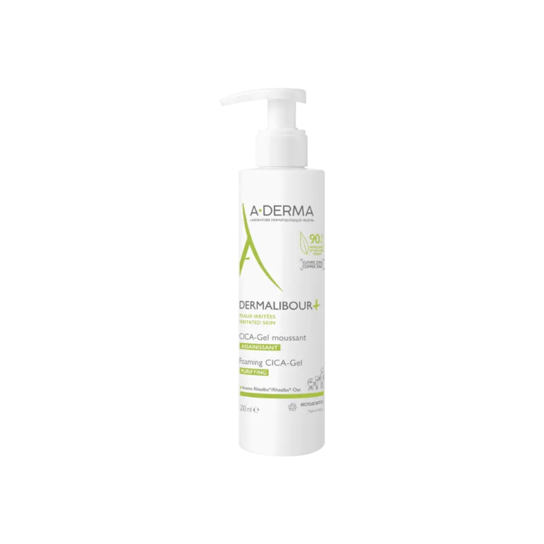 A-Derma Dermalibour + Foaming Gel For Irritated Skin 200ml - Medaid
