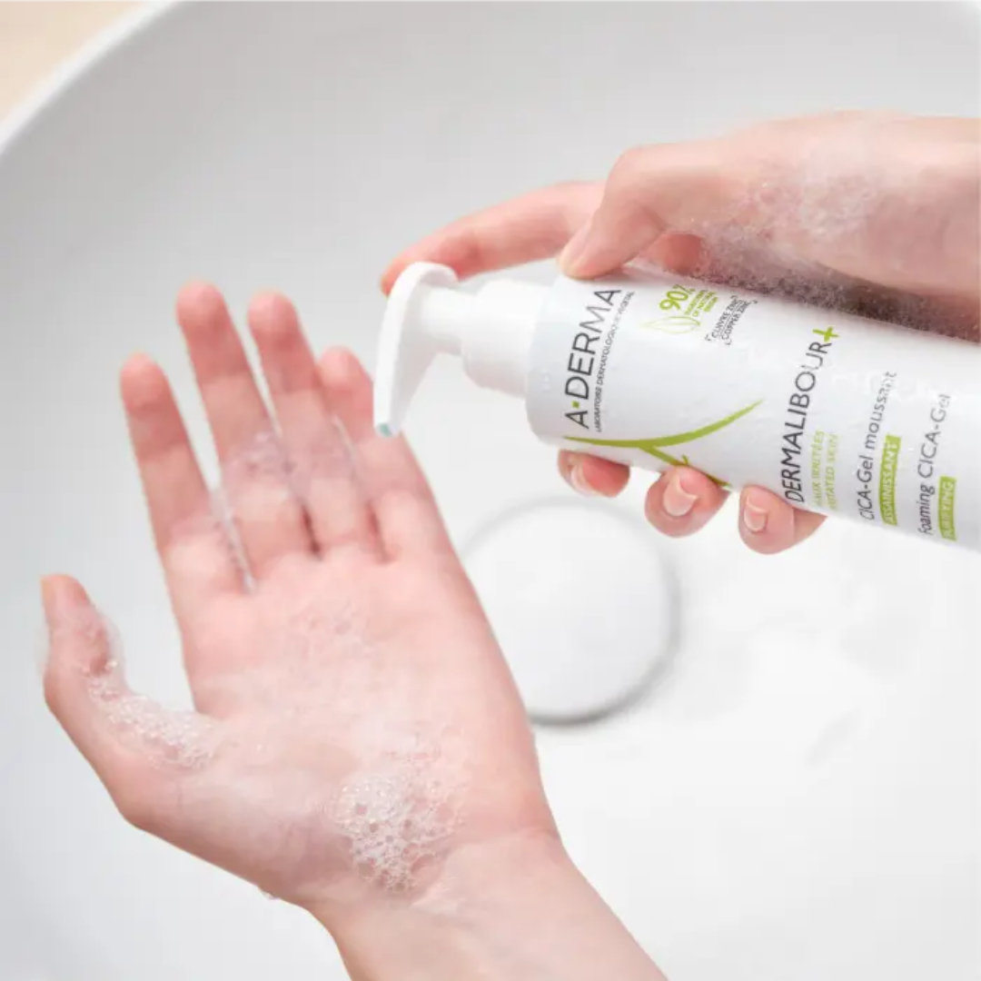 A-Derma Dermalibour + Foaming Gel For Irritated Skin 200ml - Medaid