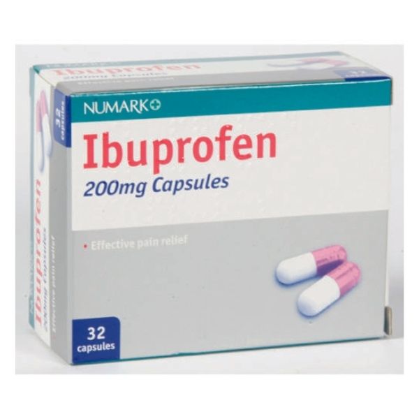 Ibuprofen - Capsules 200mg - Medaid International