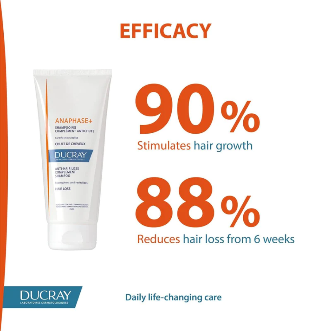 Ducray Anaphase + Anti Hair Loss Shampoo 200ml - Medaid