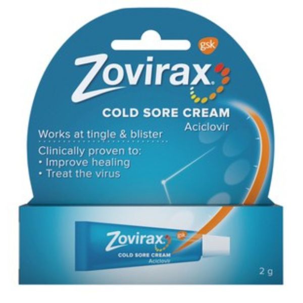 Zovirax - Cold Sore Cream 2g - Medaid International