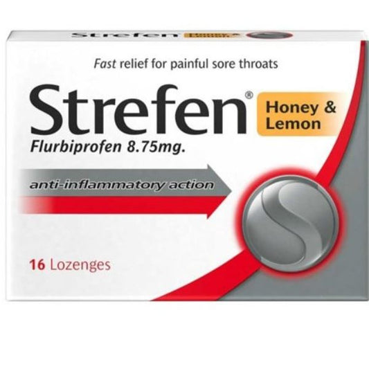 Strefen - Honey & Lemon Lozenges Sore Throat 16x P - Medaid International