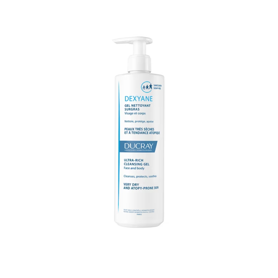Ducray Dexyane Ultra-Rich Cleansing Gel For Eczema And Atopic Dermatitis 400ml - Medaid