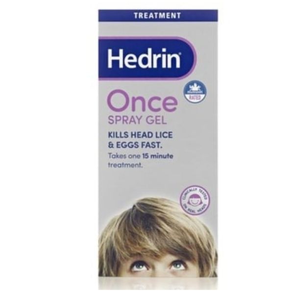 Hedrin - Once Spray Gel 100ml - Medaid International