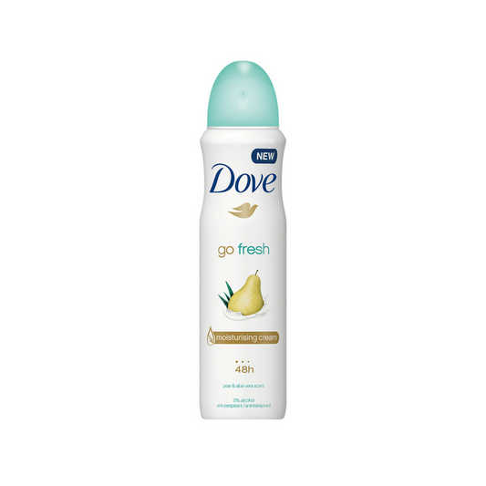 Dove For Women Antiperspirant Pear&Aloe Vera Deodorant Spray 250ML - Medaid