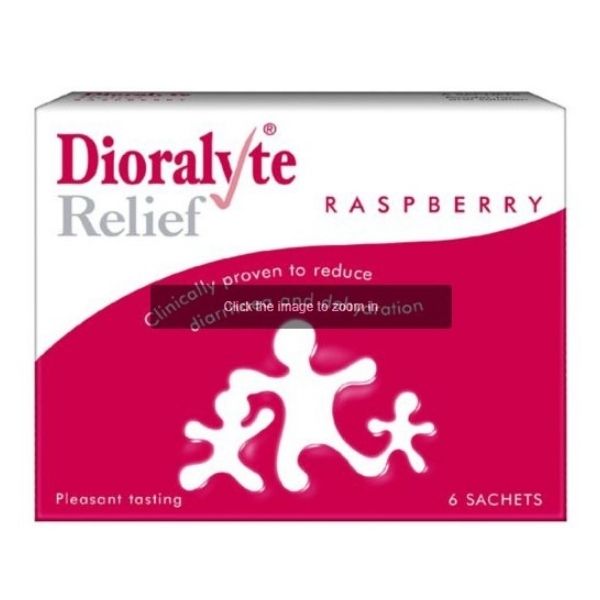 Dioralyte - Relief Raspberry - 6 Sachets - Medaid International
