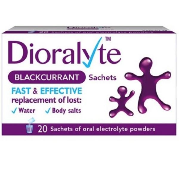 Dioralyte Relief - Sachets Blackcurrant 20x - Medaid International