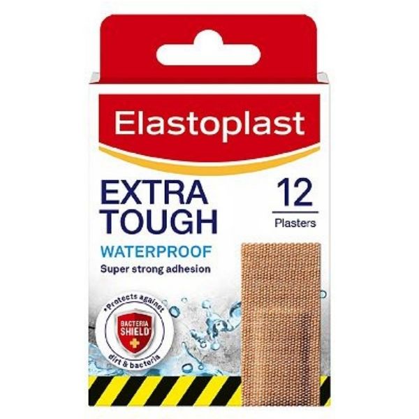 Elastoplast - Extra Tough Waterproof 12 Plasters - Medaid