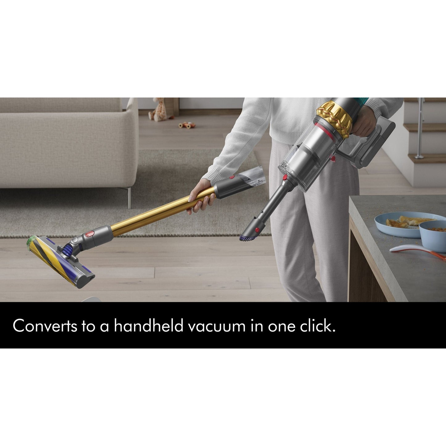 Dyson V15 Detect Absolute vacuum cleaner (Gold) - Medaid
