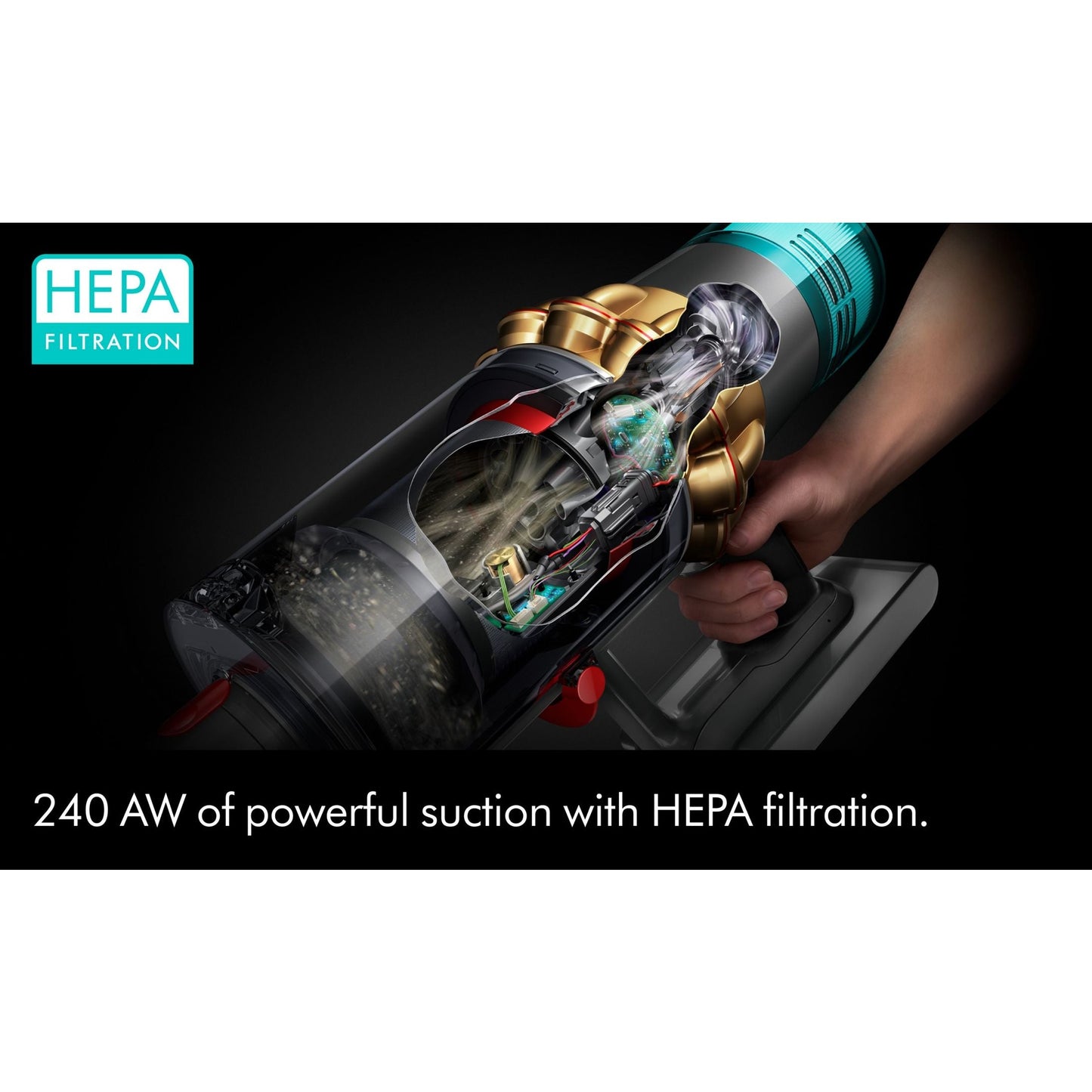 Dyson V15 Detect Absolute vacuum cleaner (Gold) - Medaid