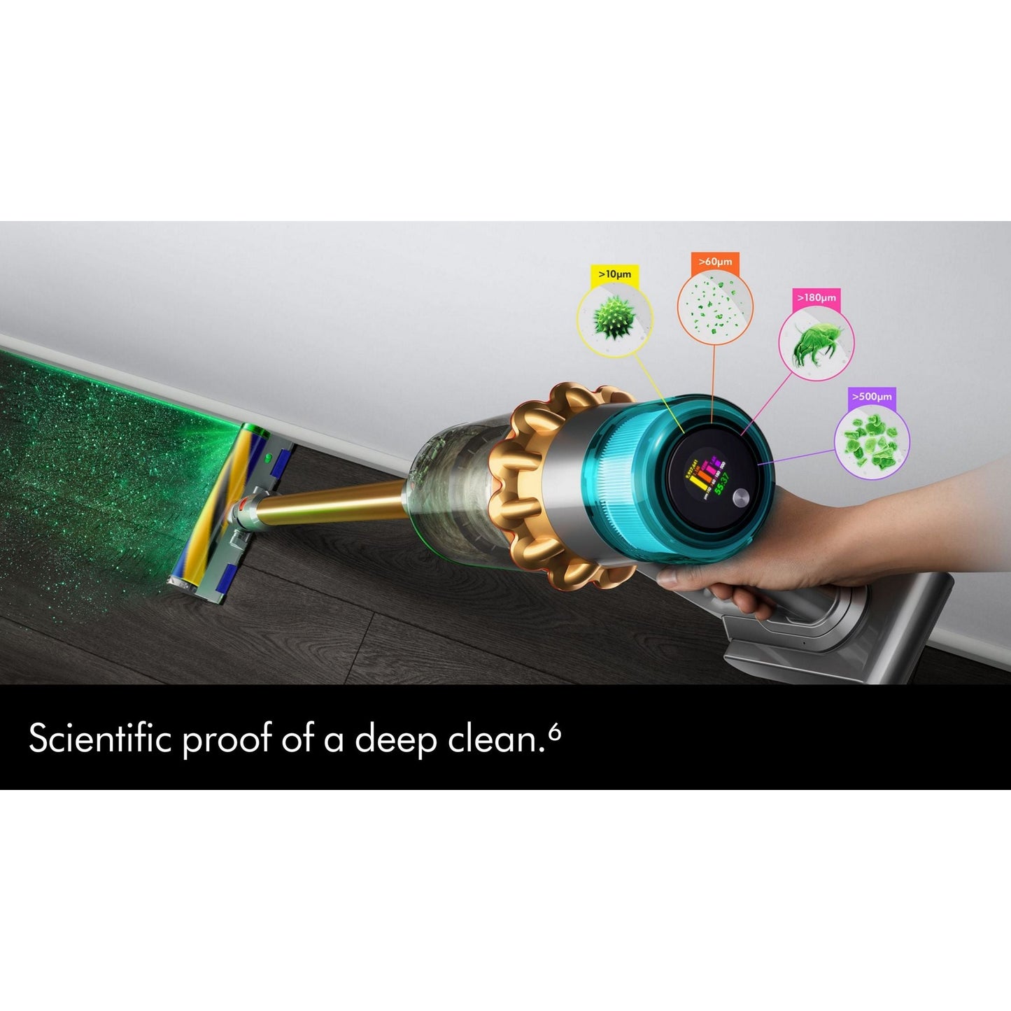 Dyson V15 Detect Absolute vacuum cleaner (Gold) - Medaid