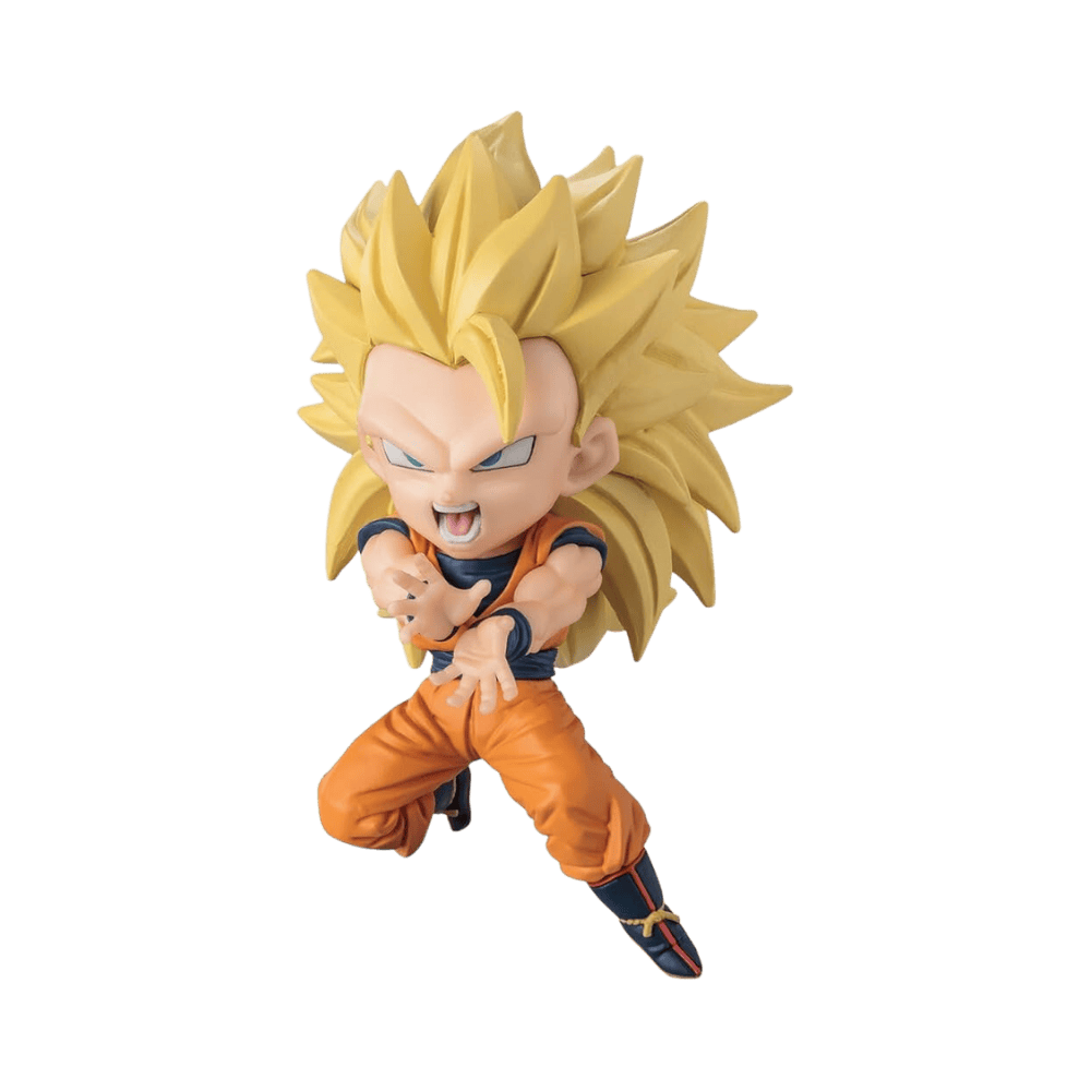 Dragon Ball Wave 2 Goku SS3 (Solid) Chibi Master Figure By Bandai Namco - Medaid International