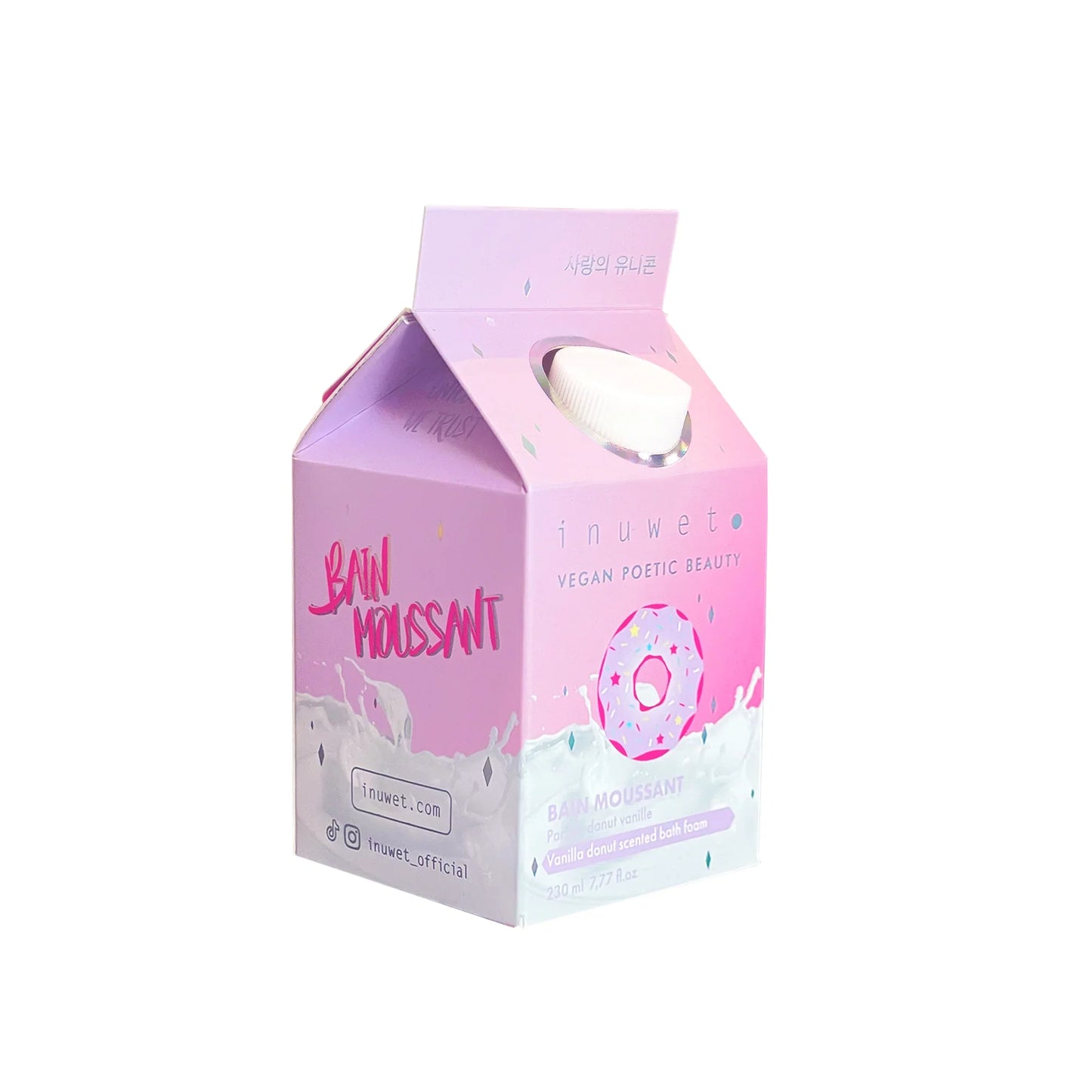 Inuwet - Vanilla Donut Scented Bath Foam 230ml - Medaid International