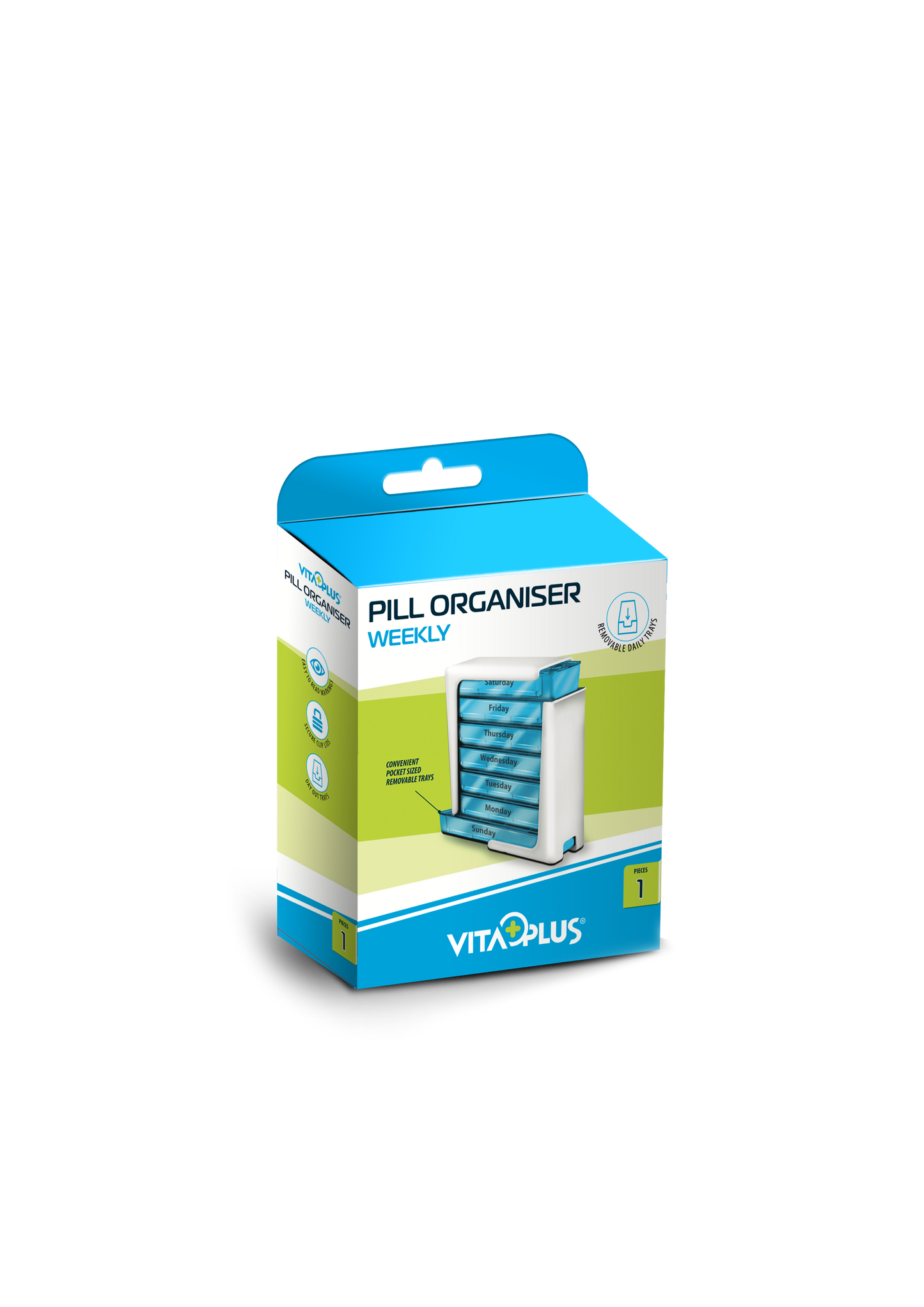 Medinox Vp64071 Weekly Pill Organizer - Medaid
