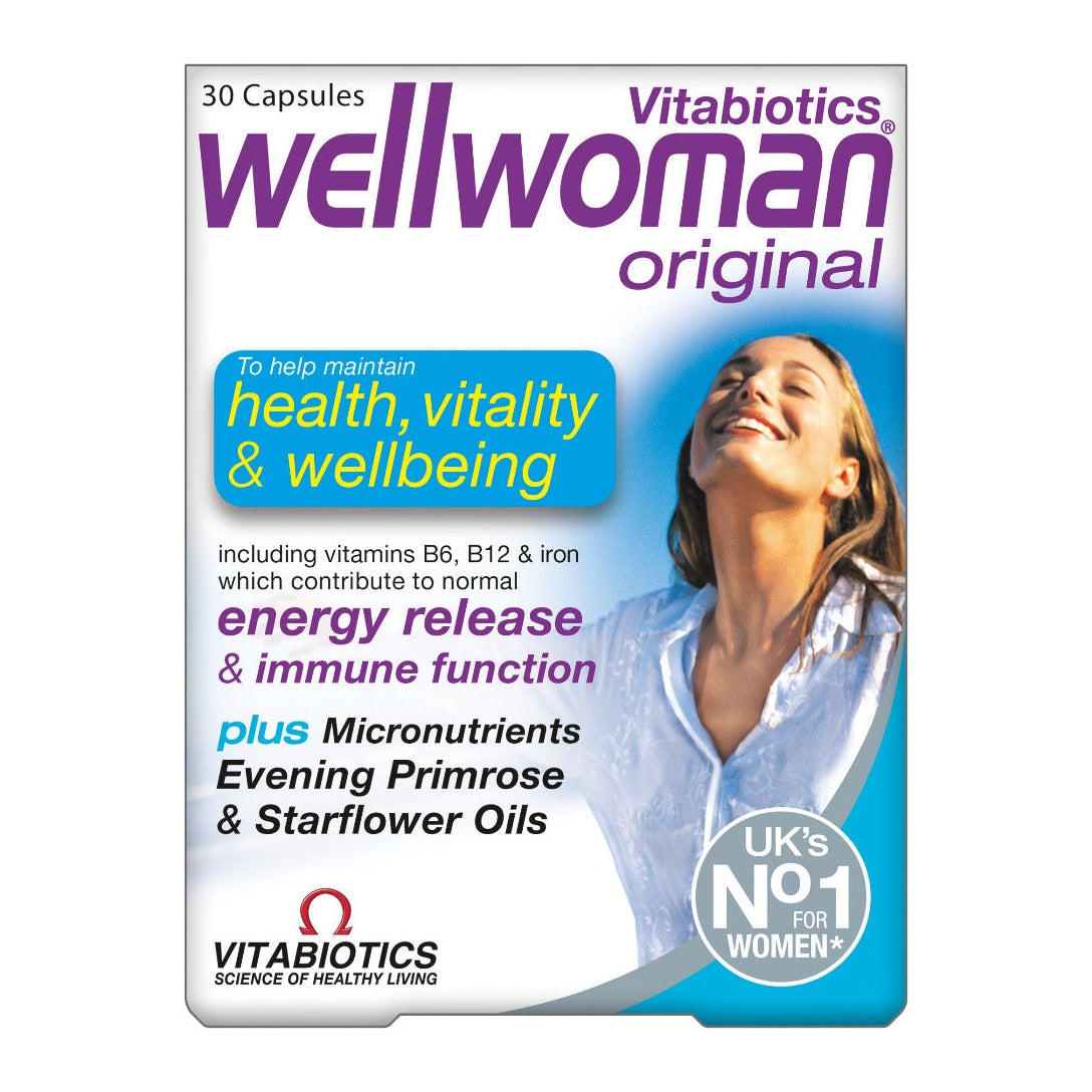 Vitabiotics WellWoman Original - 30 Capsules - Medaid International