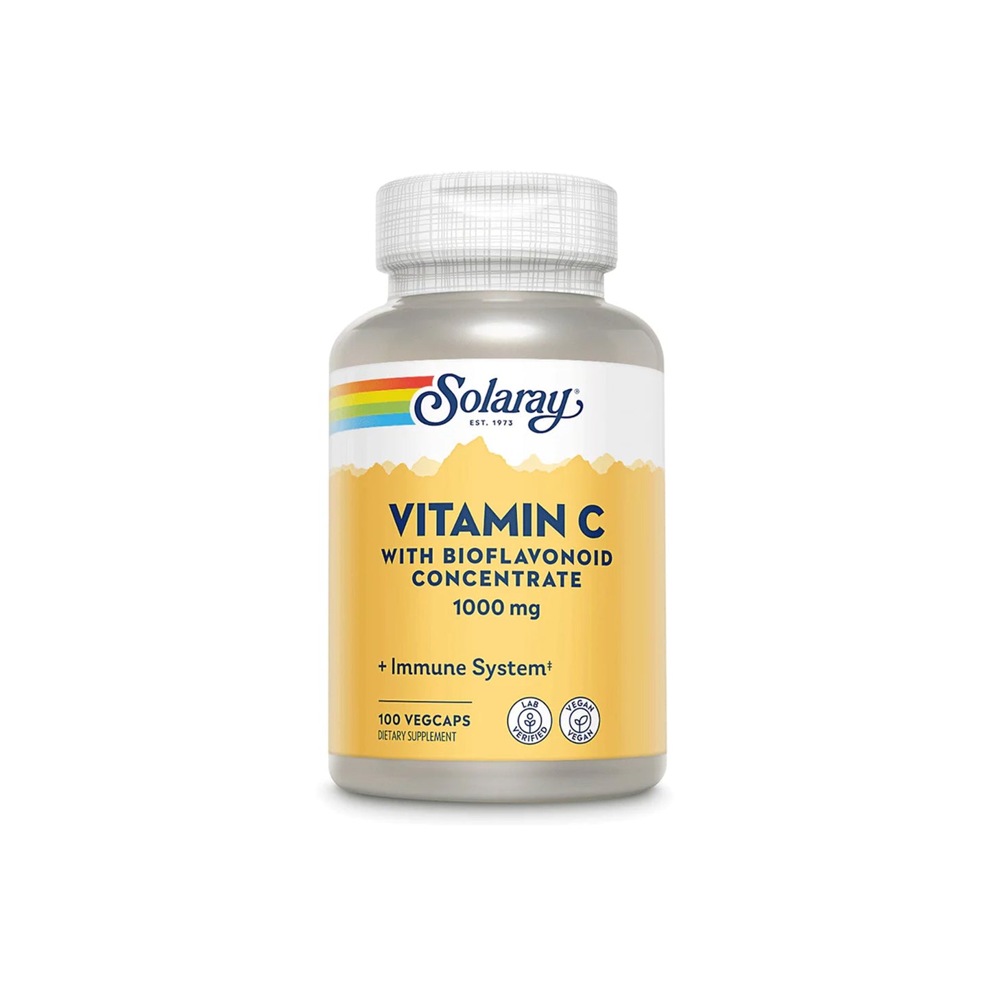 SOLARAY VITAMIN C WITH ROSE HIPS, ACEROLA & BIOFLAVONOIDS 1000mg - Medaid International