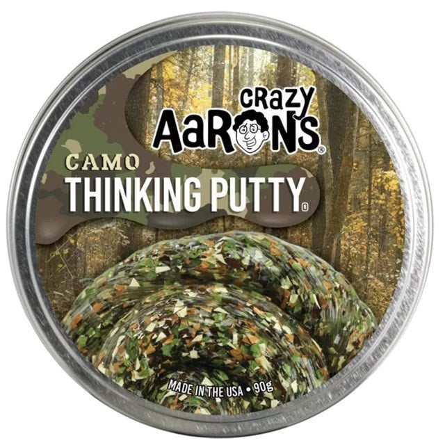 Crazy Aarons Woodland Camo Thinking Putty - Medaid International