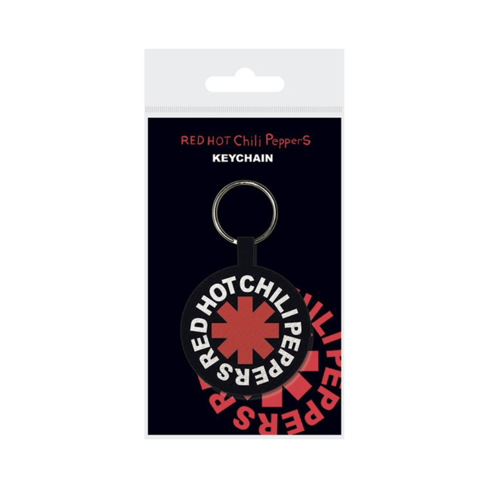 RED HOT CHILLI PEPPERS - LOGO (WOVEN KEYCHAIN) By PYRAMID - Medaid International
