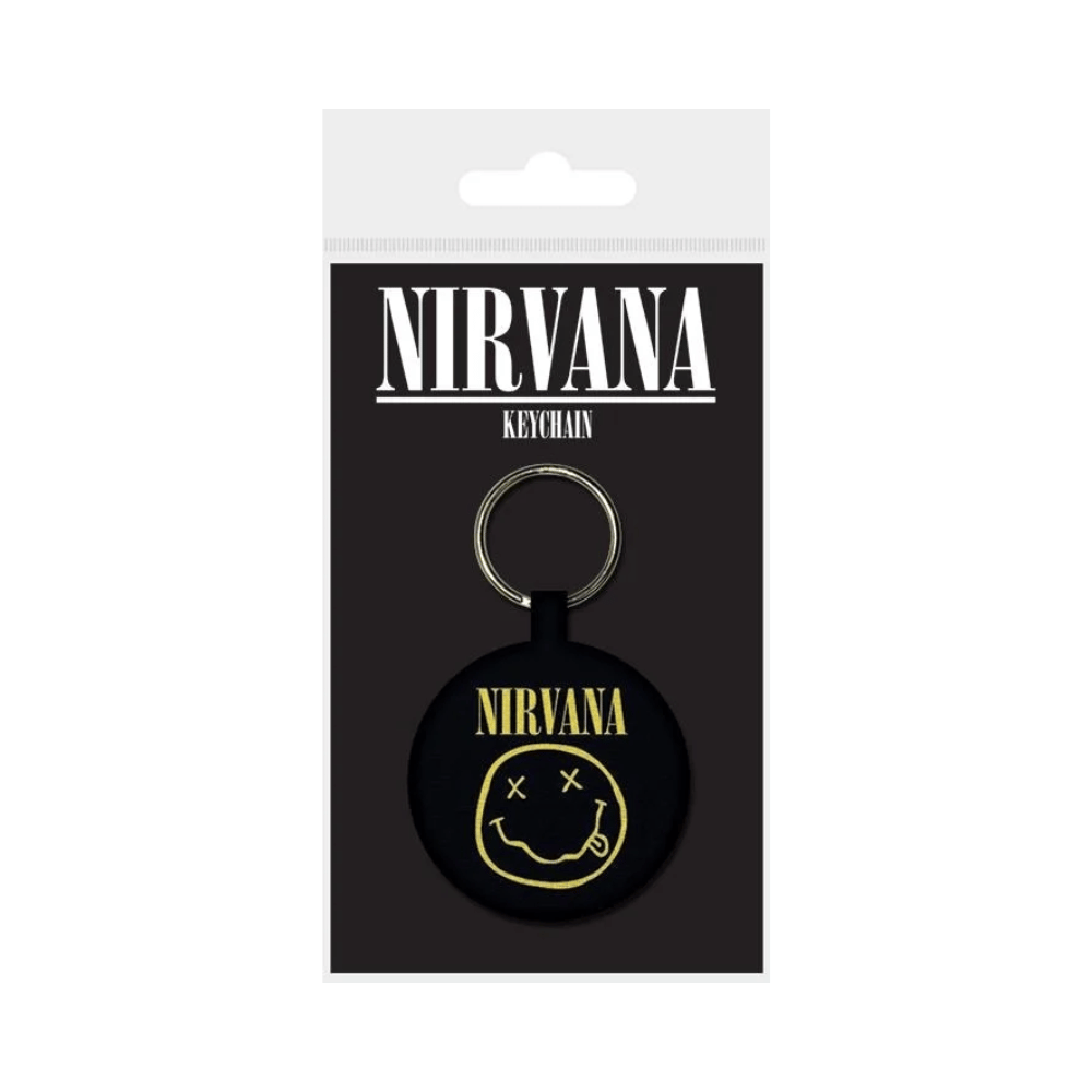 NIRVANA - SMILEY (WOVEN KEYCHAIN) By PYRAMID - Medaid International