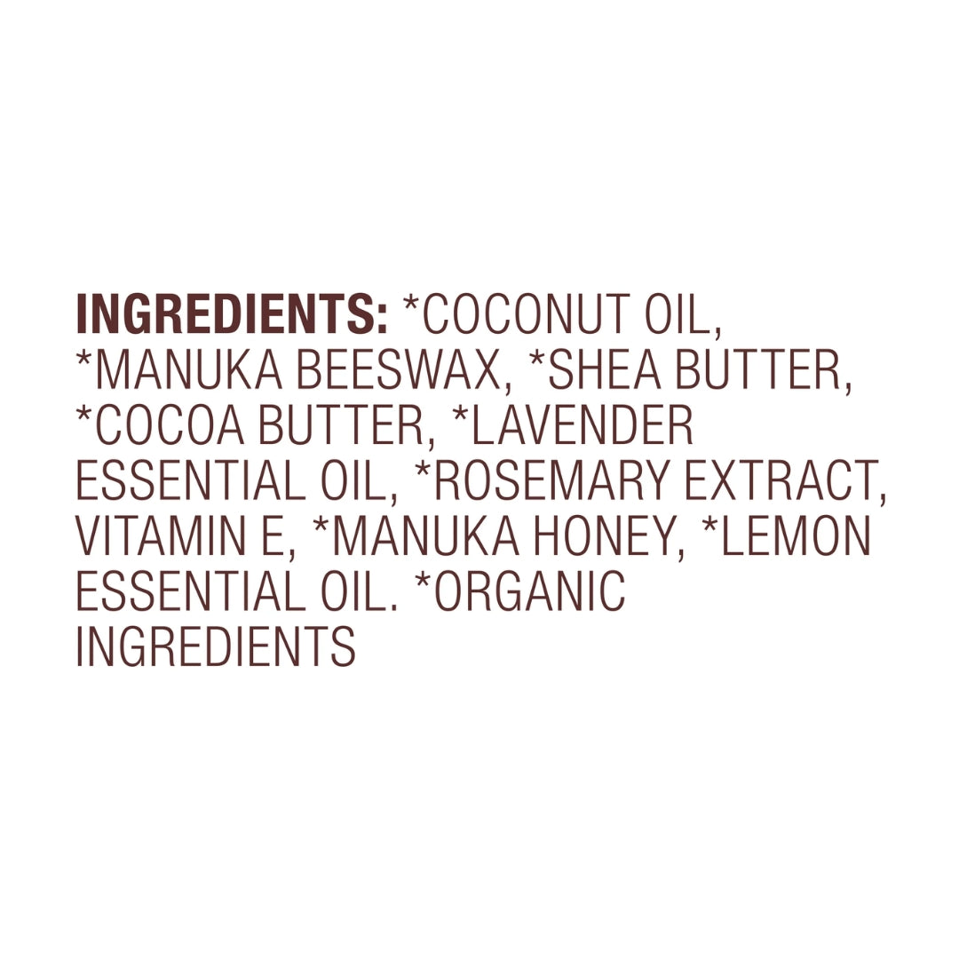 Organic Manuka Lip Balm Lavender Lemon - Medaid International
