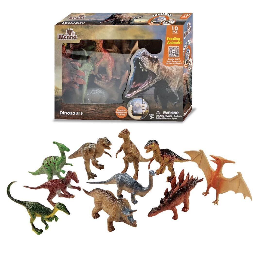 Dinosaurs 10 Pieces Playset by Weeno Animal Planet - Medaid International