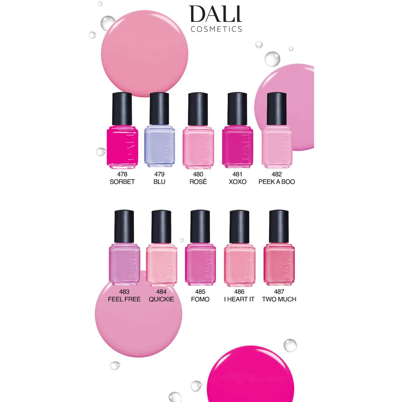 Dali Cosmetics Summer 2020 Nail Polish Collection - Medaid