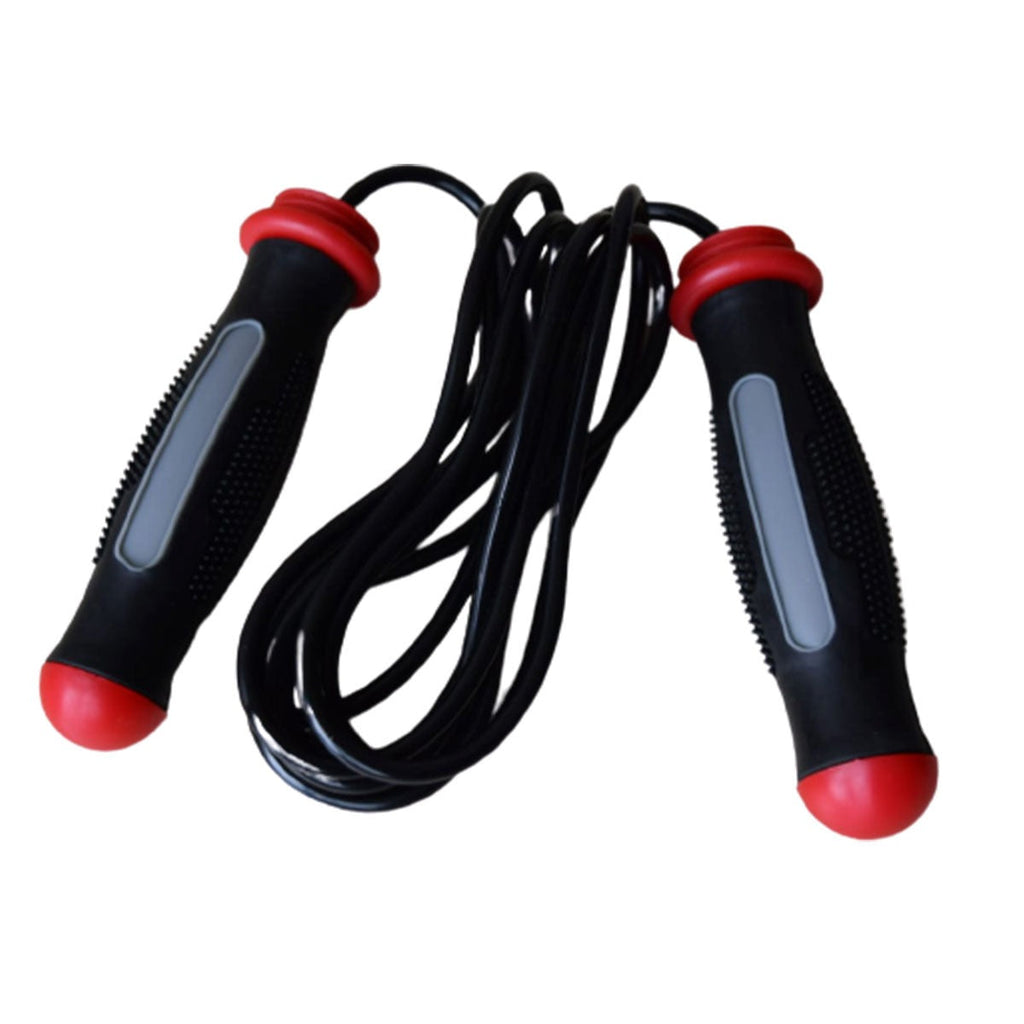 Iron Body Speed Jump Rope - Black/Grey/ Red Handles - Medaid