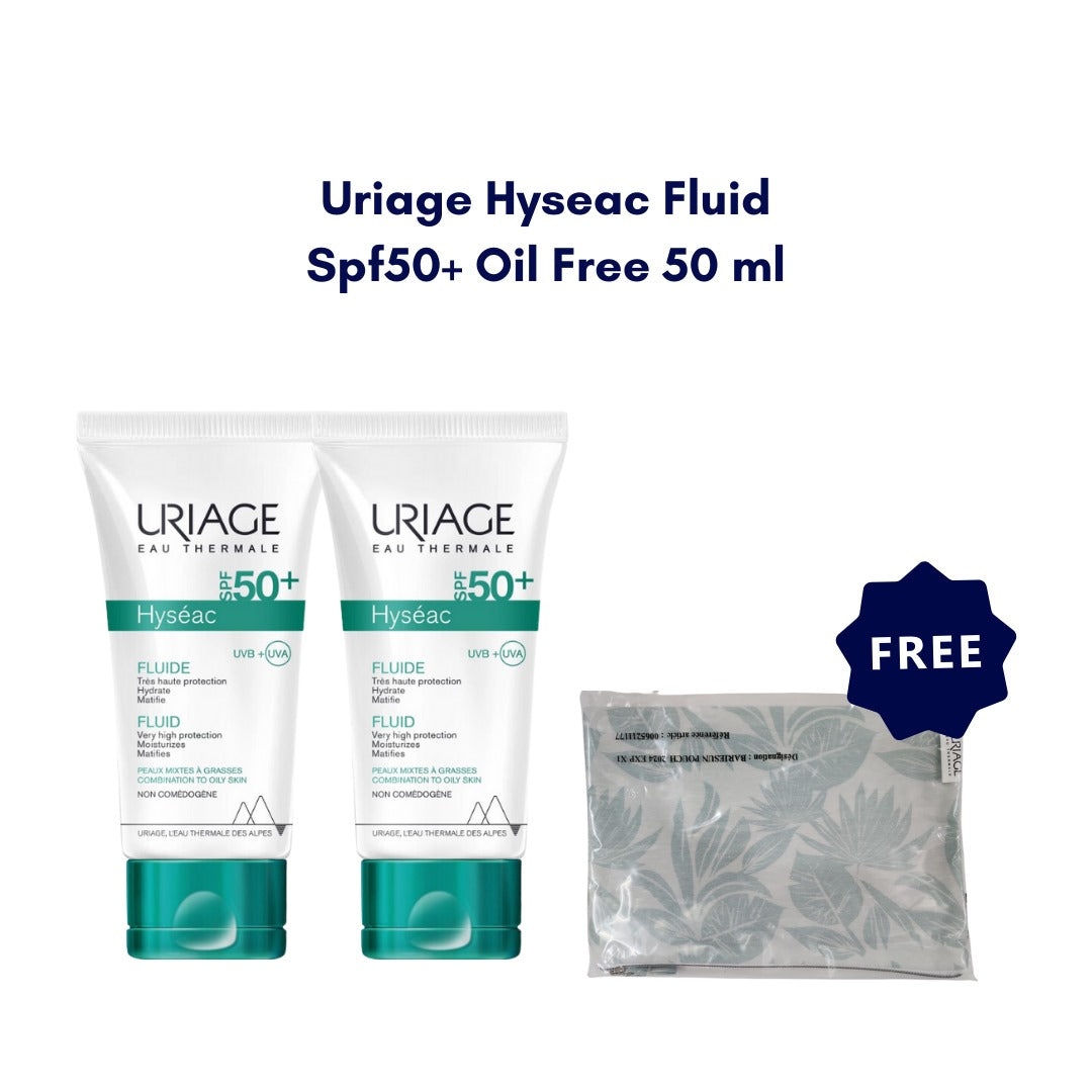 Uriage Hyseac Fluid SPF 50 Dual Kit - Medaid International