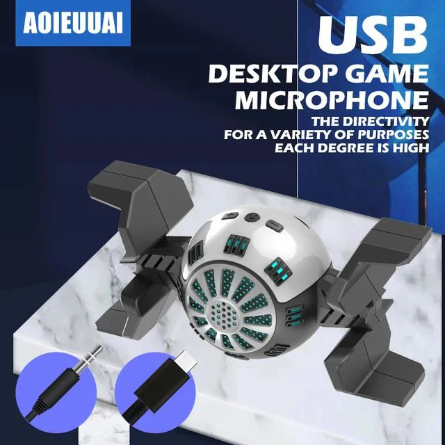 Aoieuuai - Professional Usb Condenser Microphone For Pc