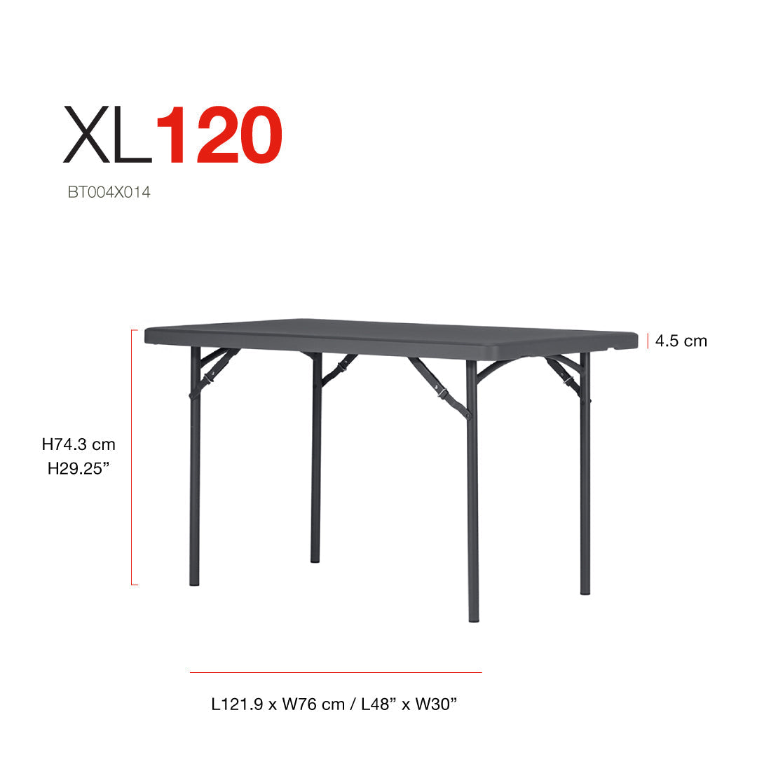 Classic Rectangular FoldableTable XL120 - Medaid International