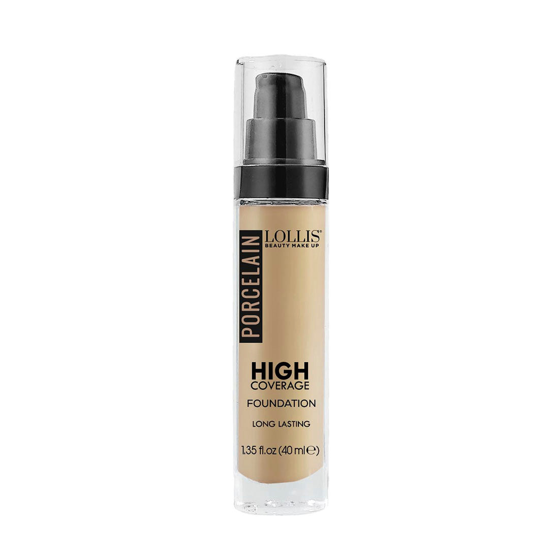 Lollis Porcelain High Coverage Foundation - Medaid