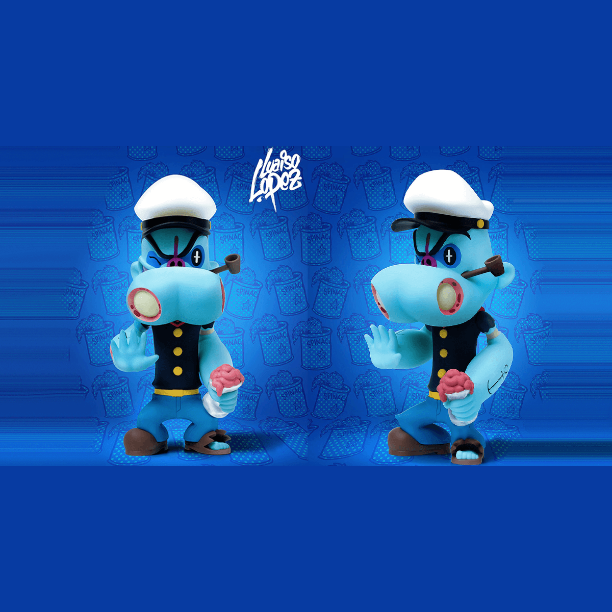 POPEYE x Luaiso Lopez Figure By ZCWO - Medaid International